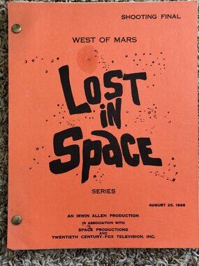 Lost in Space West of Mars Shooting Final Script 1966